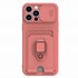 Microsonic Apple iPhone 13 Pro Max Kılıf Multifunction Silicone Pembe 2