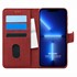 Microsonic Appple iPhone 13 Pro Max Kılıf Fabric Book Wallet Kırmızı 1