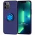 Microsonic Apple iPhone 13 Pro Max Kılıf Kickstand Ring Holder Lacivert 1