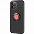 Microsonic Apple iPhone 13 Pro Max Kılıf Kickstand Ring Holder Siyah Rose 2