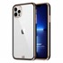 Microsonic Apple iPhone 13 Pro Max Kılıf Laser Plated Soft Siyah 1