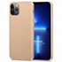 Microsonic Matte Silicone Apple iPhone 13 Pro Max Kılıf Gold 1