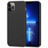 Microsonic Matte Silicone Apple iPhone 13 Pro Max Kılıf Siyah 1
