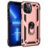 Microsonic Apple iPhone 13 Pro Max Kılıf Military Ring Holder Rose Gold 1