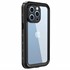 Microsonic Apple iPhone 13 Pro Kılıf Waterproof 360 Full Body Protective Siyah 2