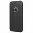 Microsonic Apple iPhone 6S Kılıf Deri Dokulu Silikon Siyah 2