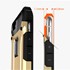 Microsonic Apple iPhone 6 Plus Kılıf Rugged Armor Gold 3