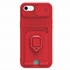 Microsonic Apple iPhone SE 2022 Kılıf Multifunction Silicone Kırmızı 2