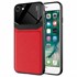 Microsonic Apple iPhone SE 2022 Kılıf Uniq Leather Kırmızı 1