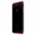 Microsonic Apple iPhone 7 Plus Kılıf Skyfall Transparent Clear Kırmızı 2