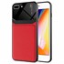 Microsonic Apple iPhone 8 Plus Kılıf Uniq Leather Kırmızı 1