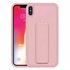 Microsonic Apple iPhone X Kılıf Hand Strap Rose Gold 1