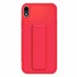 Microsonic Apple iPhone XR Kılıf Hand Strap Kırmızı 2