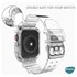 Microsonic Apple Watch SE 40mm Kordon Transparent Clear Band Şeffaf 3