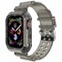 Microsonic Apple Watch Series 10 46mm Kordon Transparent Clear Band Siyah 1