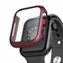 Microsonic Apple Watch Series 7 41mm Kılıf Matte Premium Slim WatchBand Bordo 1
