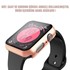 Microsonic Apple Watch Series 7 41mm Kılıf Matte Premium Slim WatchBand Rose Gold 2