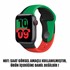 Microsonic Apple Watch Series 3 38mm Kordon ActiveFlex Wristband Black Unity 2