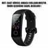 Microsonic Huawei Honor Band 5 Kordon Silicone Sport Band Rose Gold 2