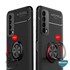 Microsonic Huawei P Smart 2021 Kılıf Kickstand Ring Holder Kırmızı 6