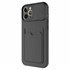Microsonic Apple iPhone 12 Pro Max Kılıf Inside Card Slot Siyah 2