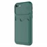 Microsonic Apple iPhone SE 2020 Kılıf Inside Card Slot Koyu Yeşil 2