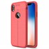 Microsonic Apple iPhone XR 6 1 Kılıf Deri Dokulu Silikon Kırmızı 1