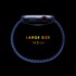 Microsonic Amazfit Bip U Pro Kordon Large Size 165mm Braided Solo Loop Band Siyah 3