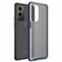 Microsonic OnePlus 9 Kılıf Frosted Frame Lacivert 1