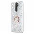 Microsonic Oppo A5 2020 Kılıf Glitter Liquid Holder Gümüş 2