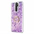 Microsonic Oppo A5 2020 Kılıf Glitter Liquid Holder Mor 2