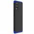 Microsonic Oppo A54 4G Kılıf Double Dip 360 Protective Siyah Mavi 2