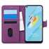 Microsonic Oppo A54 4G Kılıf Fabric Book Wallet Mor 1