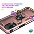 Microsonic Oppo A54 4G Kılıf Military Ring Holder Rose Gold 3