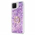 Microsonic Oppo A73 Kılıf Glitter Liquid Holder Mor 2