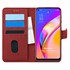 Microsonic Oppo Reno 5 Lite Kılıf Fabric Book Wallet Kırmızı 1