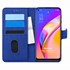 Microsonic Oppo Reno 5 Lite Kılıf Fabric Book Wallet Lacivert 1