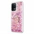 Microsonic Oppo Reno 5 Lite Kılıf Glitter Liquid Holder Pembe 2