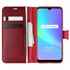 Microsonic Realme C25s Kılıf Delux Leather Wallet Kırmızı 1