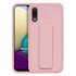 Microsonic Samsung Galaxy A02 Kılıf Hand Strap Rose Gold 1