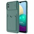 Microsonic Samsung Galaxy A02 Kılıf Inside Card Slot Koyu Yeşil 1