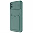 Microsonic Samsung Galaxy A02 Kılıf Inside Card Slot Koyu Yeşil 2