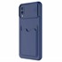 Microsonic Samsung Galaxy A02 Kılıf Inside Card Slot Lacivert 2