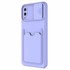 Microsonic Samsung Galaxy A02 Kılıf Inside Card Slot Lila 2