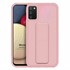 Microsonic Samsung Galaxy A02S Kılıf Hand Strap Rose Gold 1