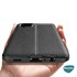 Microsonic Samsung Galaxy A12 Kılıf Deri Dokulu Silikon Siyah 5