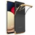 Microsonic Samsung Galaxy A12 Kılıf Skyfall Transparent Clear Gold 1