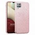 Microsonic Samsung Galaxy M12 Kılıf Sparkle Shiny Rose Gold 1