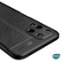 Microsonic Samsung Galaxy A22 4G Kılıf Deri Dokulu Silikon Siyah 6
