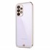 Microsonic Samsung Galaxy A32 4G Kılıf Laser Plated Soft Beyaz 2